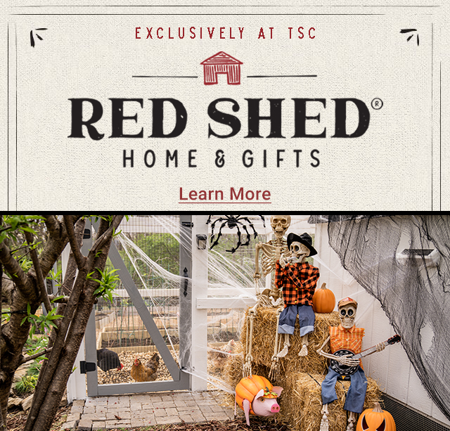Exclusive at TSC Red Shed Home & Gifts. Learn More