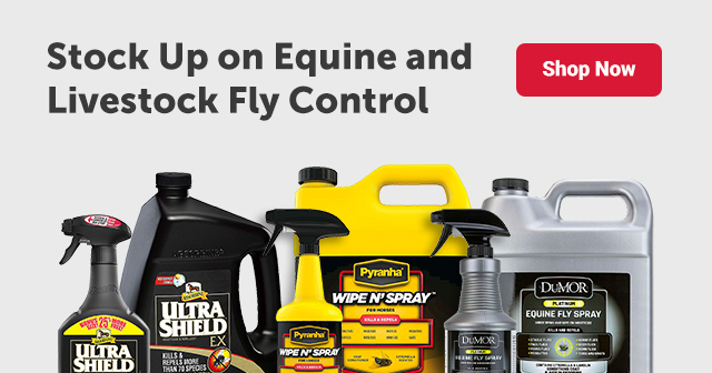 Stock Up on Equine and Livestock Fly Control. Shop Now