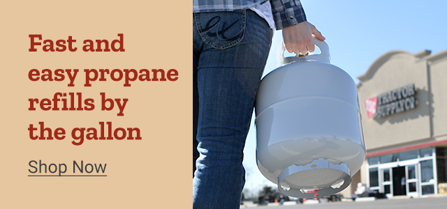 Fast and easy propane refills by the gallon. Shop Now.