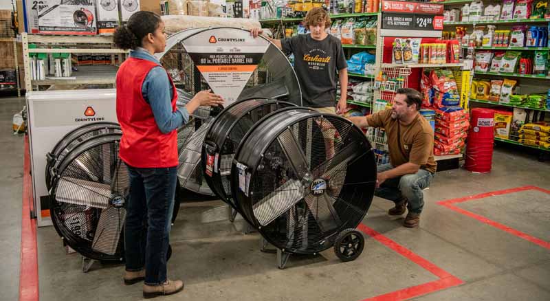 County Line Large Fan at Tractor Supply