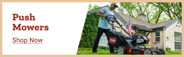 Push Mowers. Shop Now.